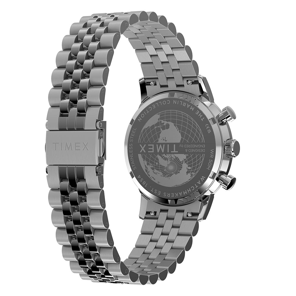 Marlin Quartz Chronograph 40mm Stainless Steel Band