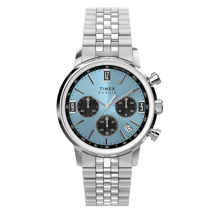 Marlin Quartz Chronograph 40mm Stainless Steel Band