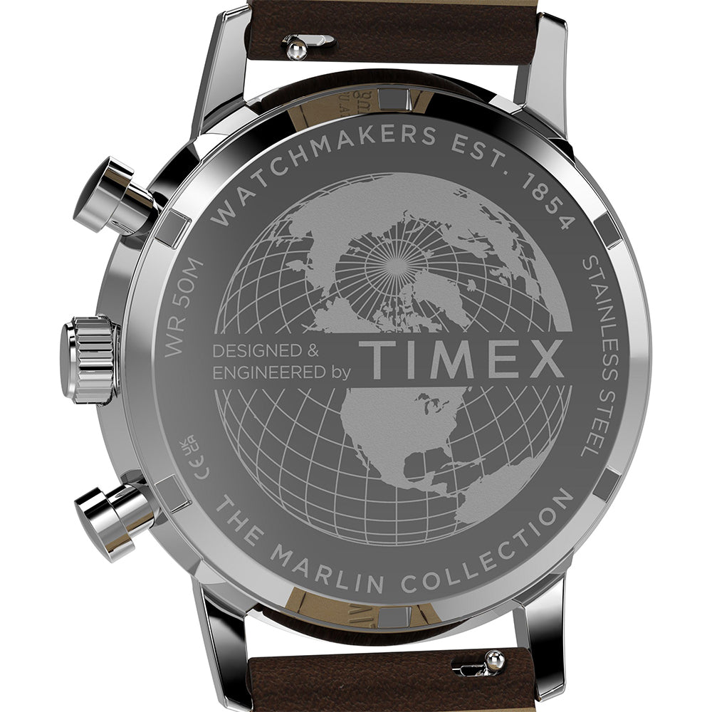 Marlin Quartz Chronograph 40mm Leather Band