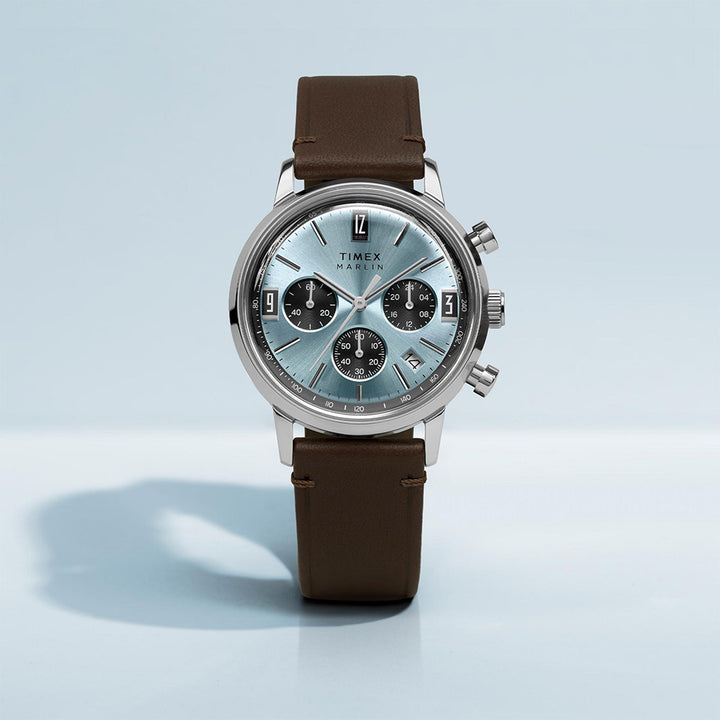 Marlin Quartz Chronograph 40mm Leather Band
