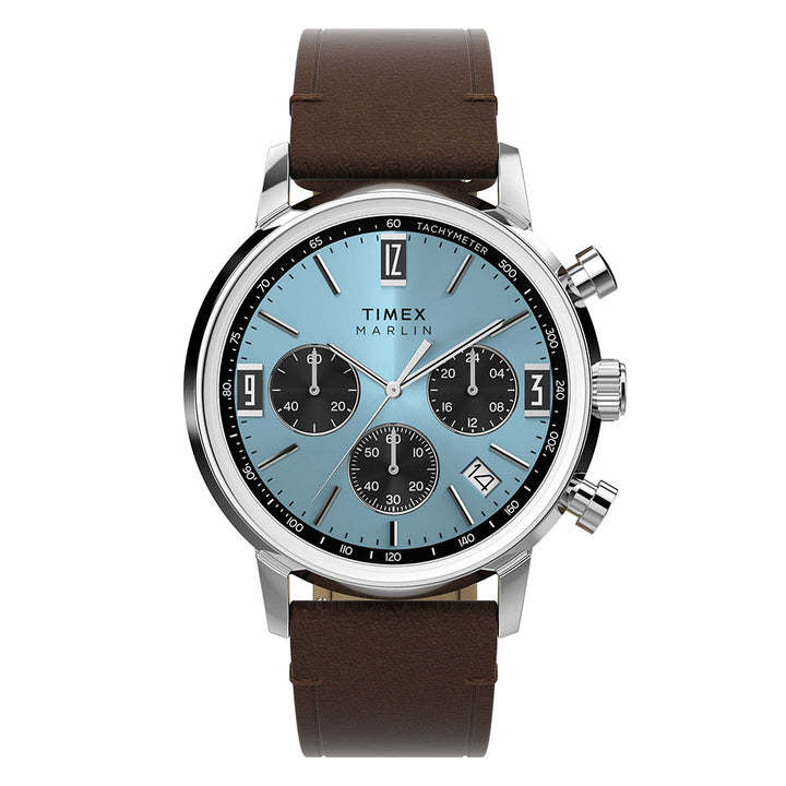 Marlin Quartz Chronograph 40mm Leather Band