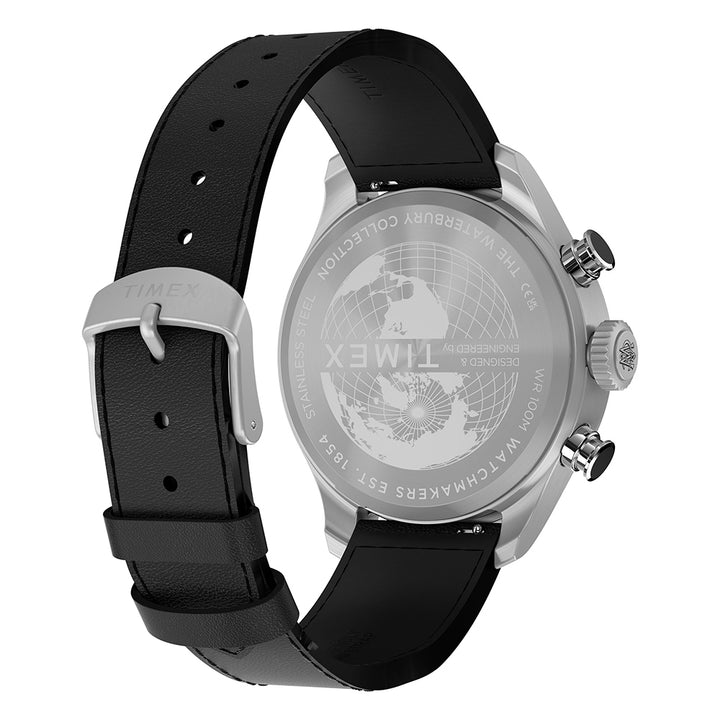 Waterbury Ace Fly-Back Chronograph 43mm Leather Band