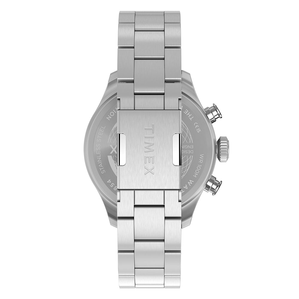 Waterbury Ace Fly-Back Chronograph 43mm Stainless Steel Band