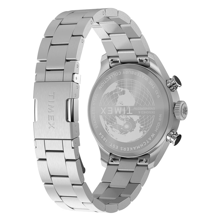 Waterbury Ace Fly-Back Chronograph 43mm Stainless Steel Band