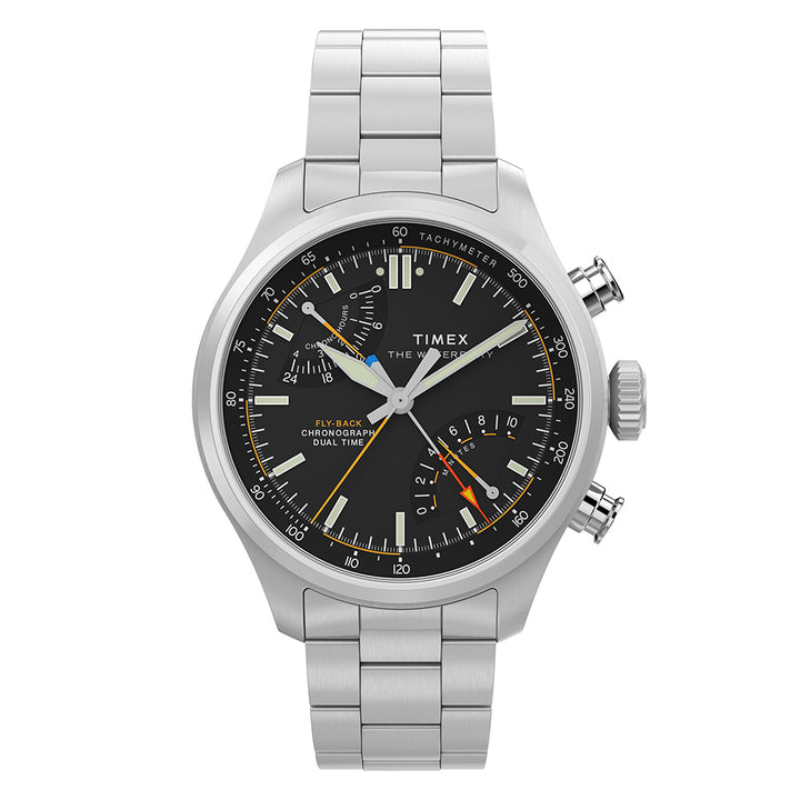Waterbury Ace Fly-Back Chronograph 43mm Stainless Steel Band