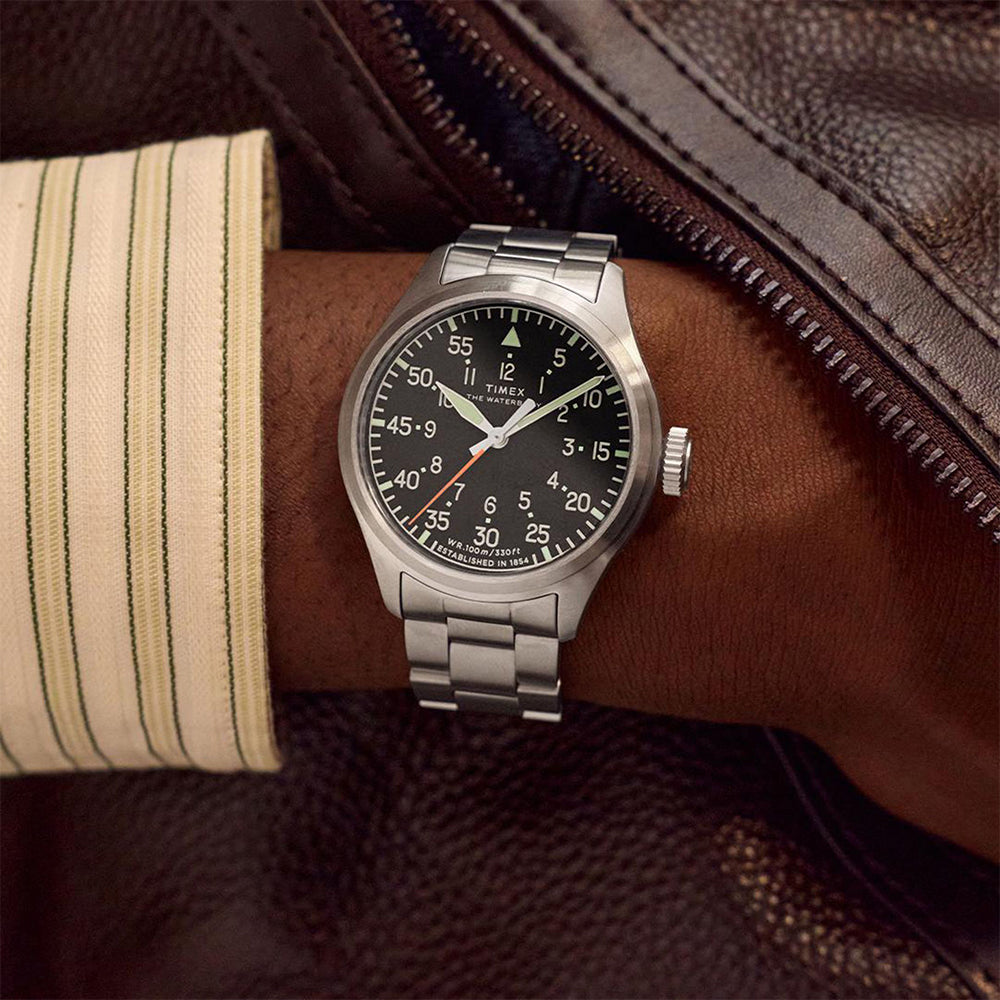 Waterbury Ace 3-Hand 41mm Stainless Steel Band