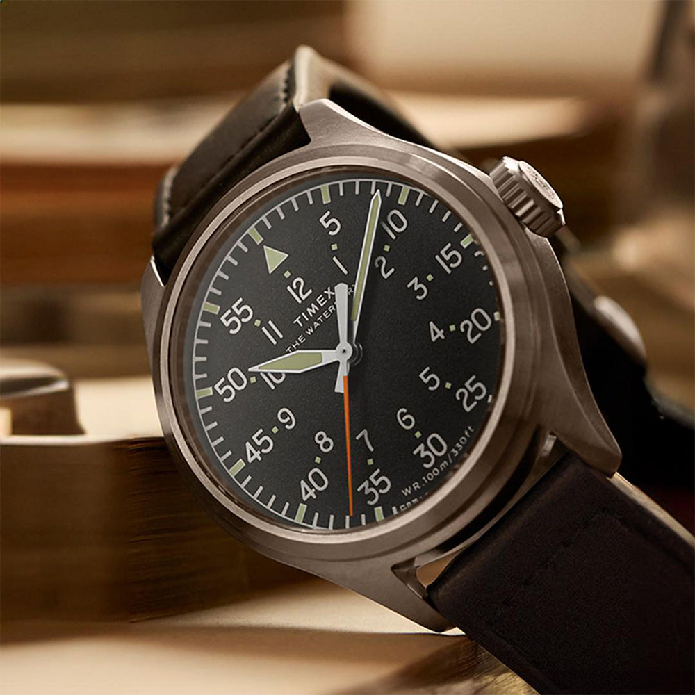 Waterbury Ace 3-Hand 41mm Leather Band