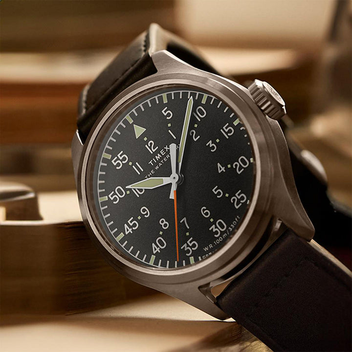 Waterbury Ace 3-Hand 41mm Leather Band