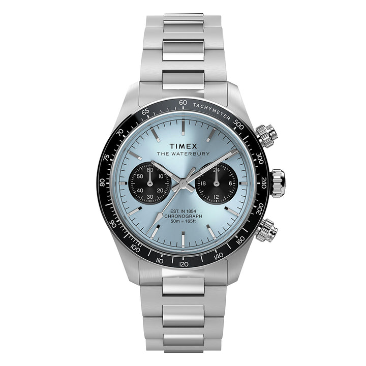 Waterbury Heritage Chronograph 39mm Stainless Steel Band