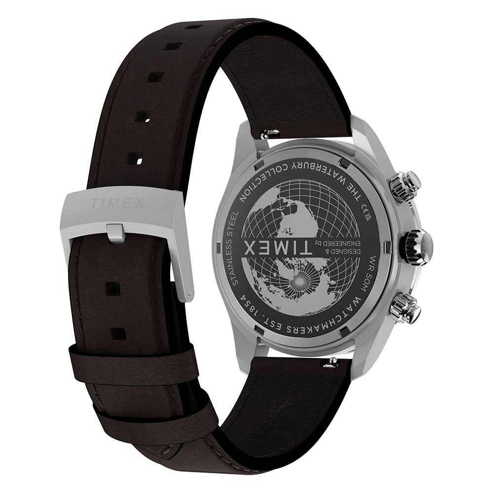 Waterbury Heritage Chronograph 39mm Leather Band