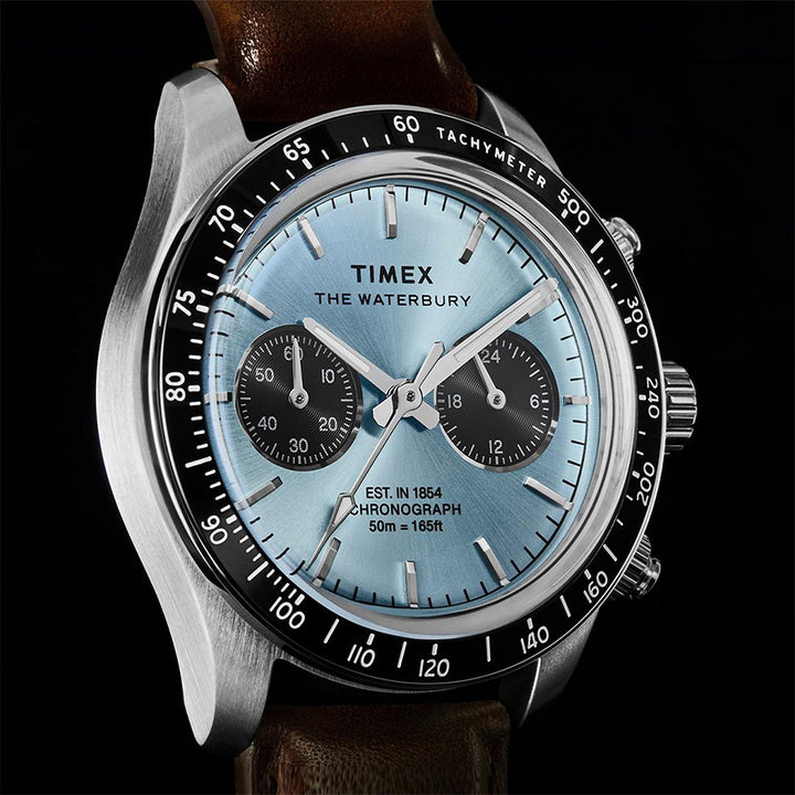 Waterbury Heritage Chronograph 39mm Leather Band