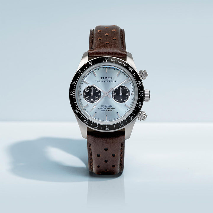Waterbury Heritage Chronograph 39mm Leather Band