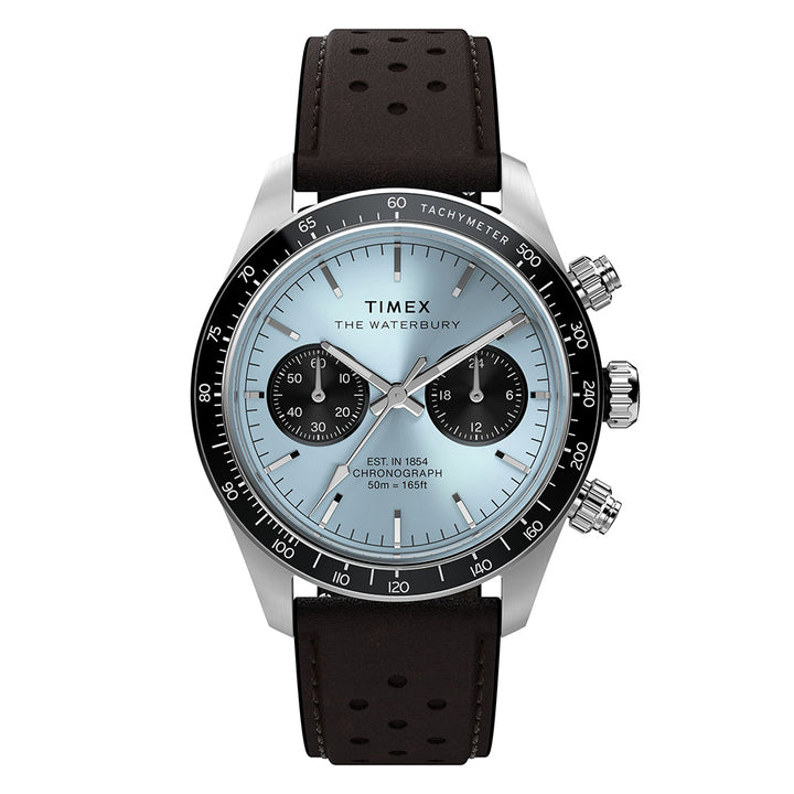 Waterbury Heritage Chronograph 39mm Leather Band