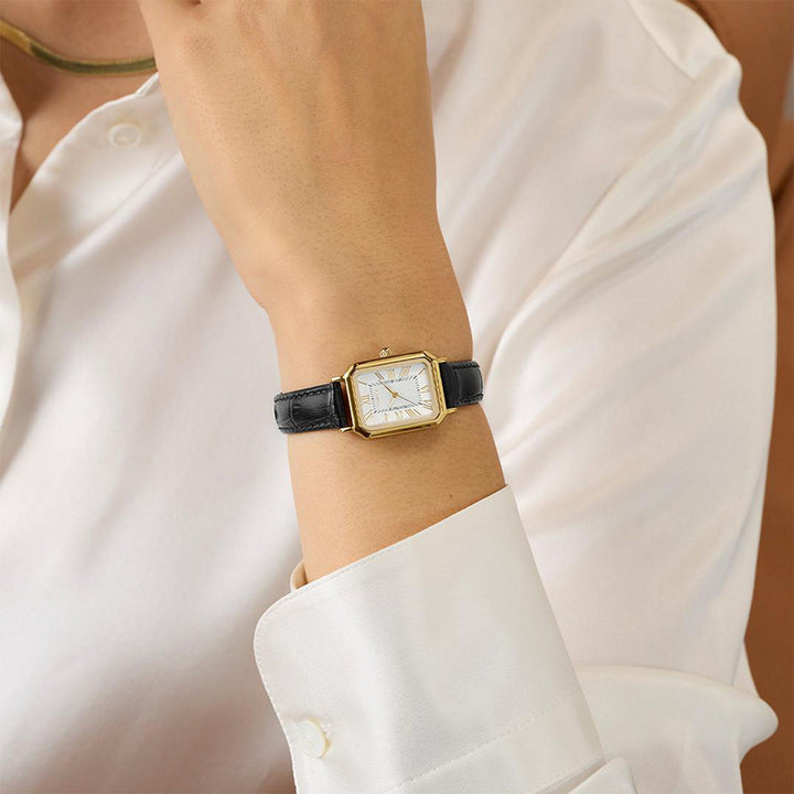 Vivienne 3-Hand 21mm Leather Band