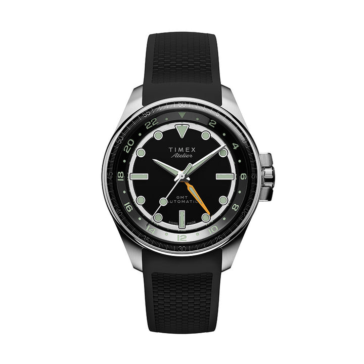 Timex Atelier GMT24 M1A GMT 40mm Rubber Band