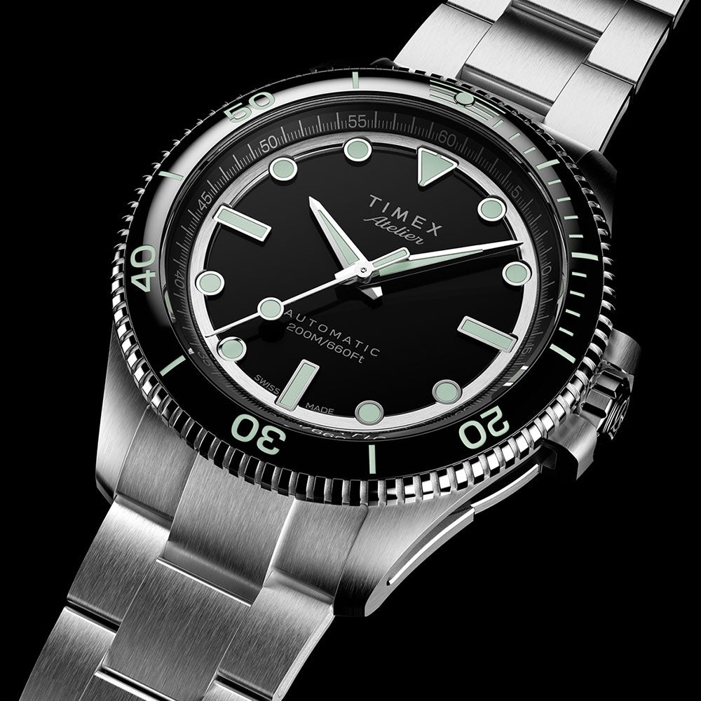 Timex Atelier Marine M1A Automatic 41mm Stainless Steel Band