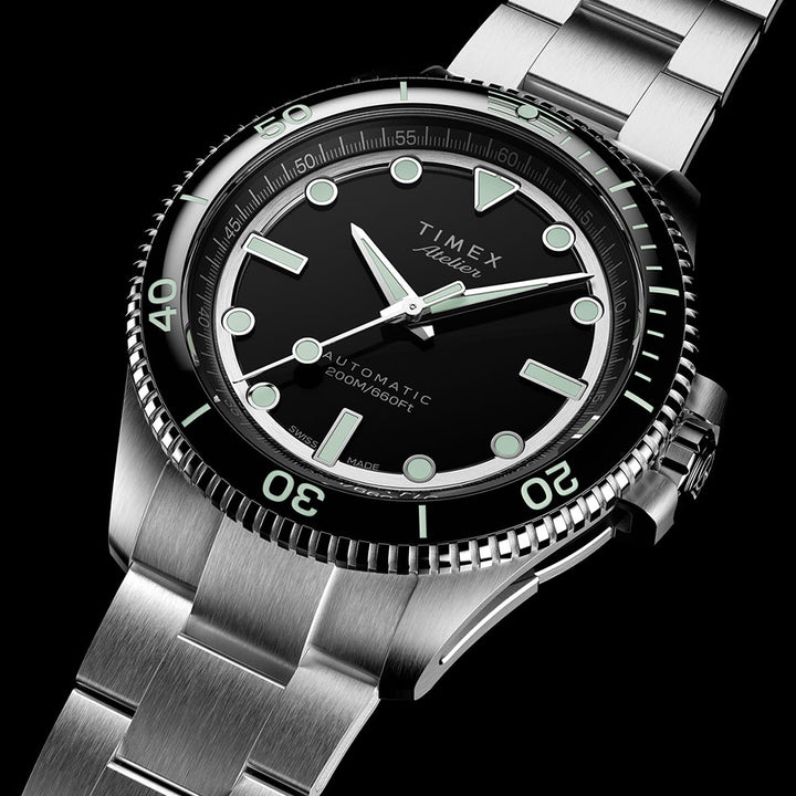 Timex Atelier Marine M1A Automatic 41mm Stainless Steel Band