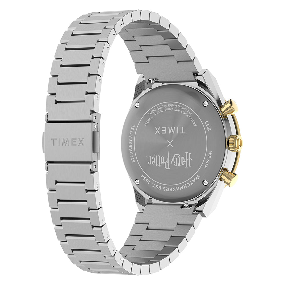 Q Timex x Harry Potter Chronograph 40mm Stainless Steel Band