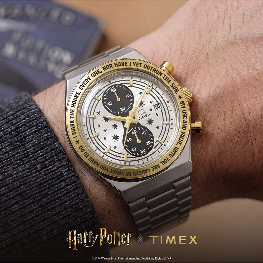 Q Timex x Harry Potter Chronograph 40mm Stainless Steel Band