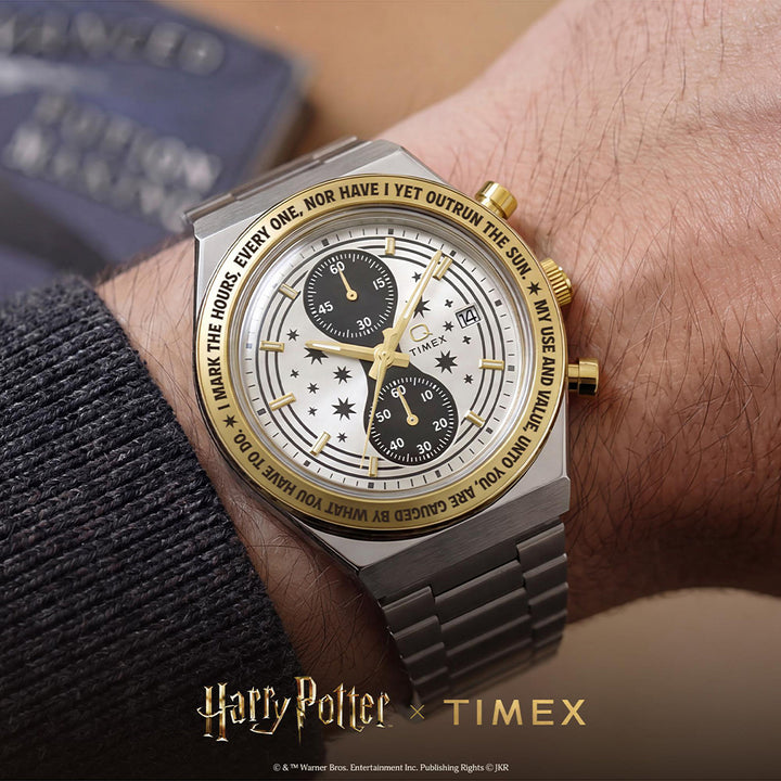 Q Timex x Harry Potter Chronograph 40mm Stainless Steel Band