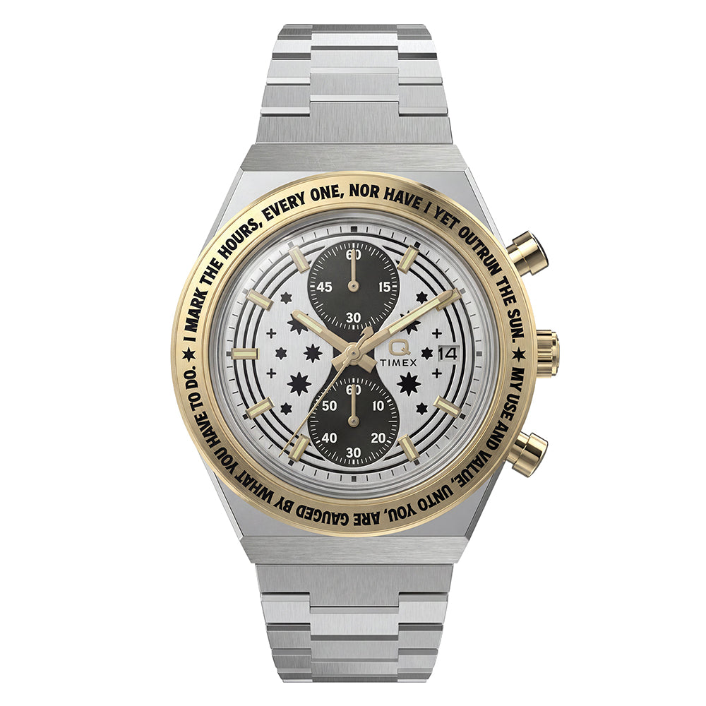 Q Timex x Harry Potter Chronograph 40mm Stainless Steel Band