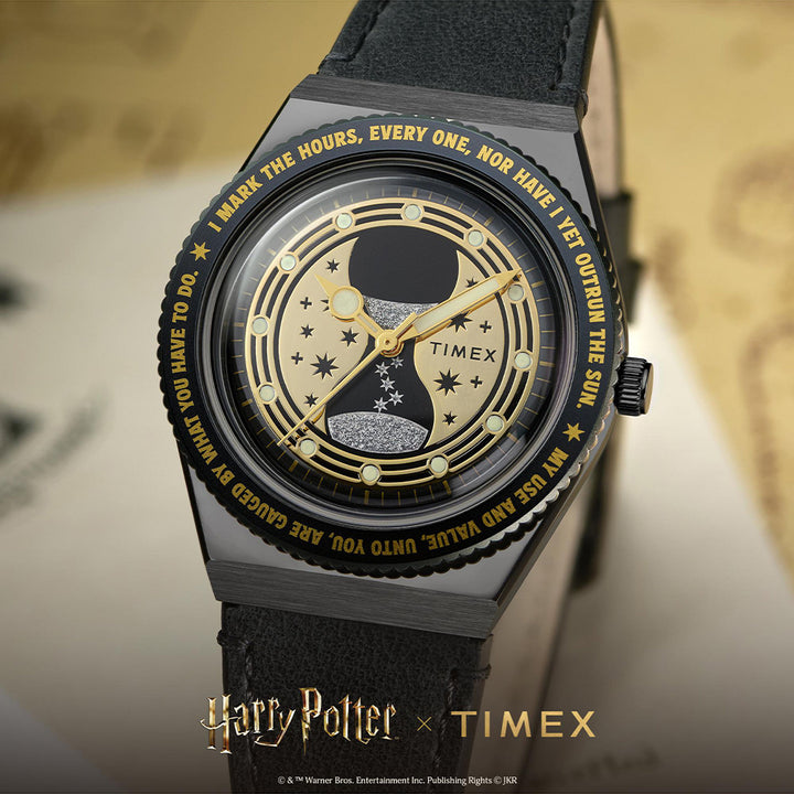 Q Timex x Harry Potter 3-Hand 36mm Leather Band