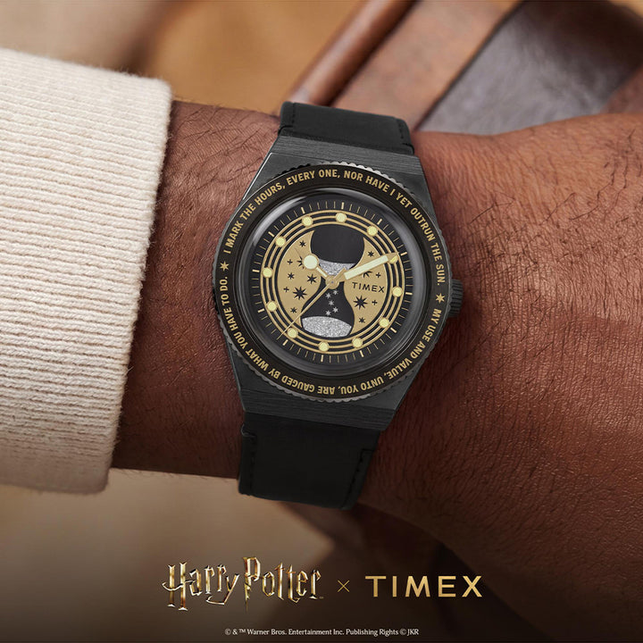 Q Timex x Harry Potter 3-Hand 36mm Leather Band