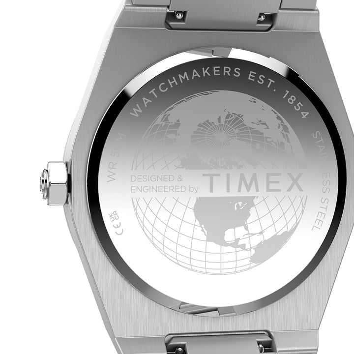 Q Timex Marbella 3-Hand 41mm Stainless Steel Band