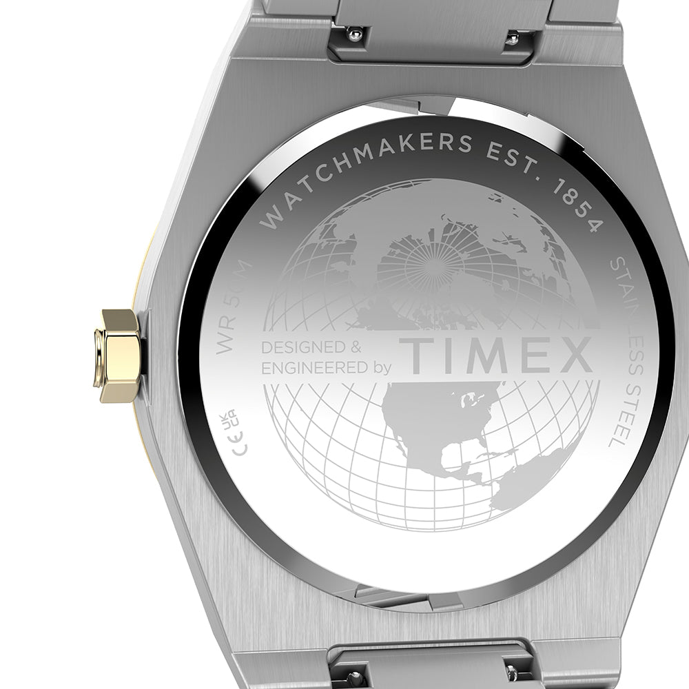 Q Timex Marbella 3-Hand 41mm Stainless Steel Band