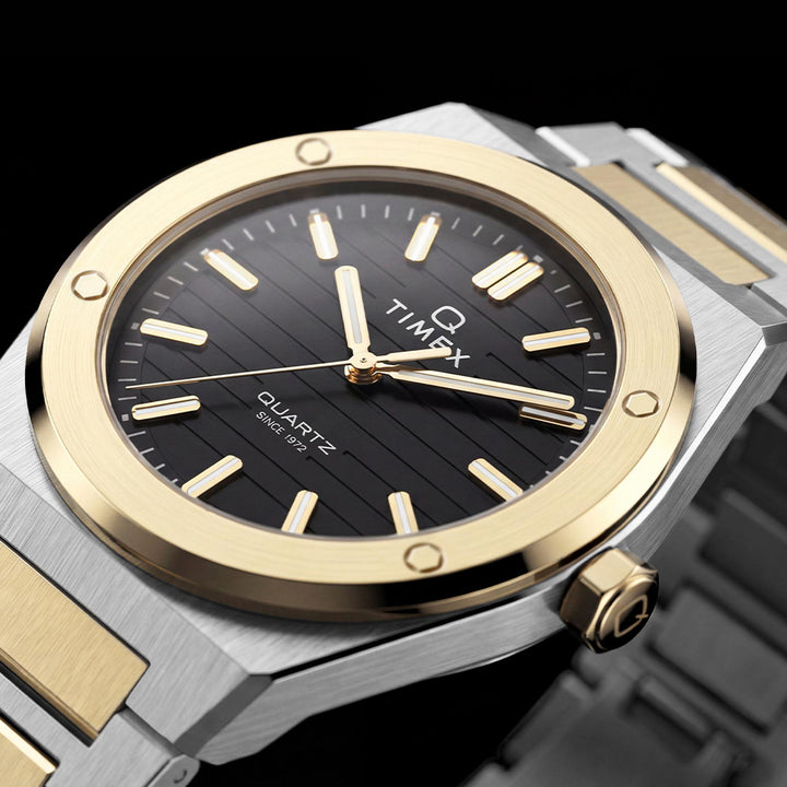 Q Timex Marbella 3-Hand 41mm Stainless Steel Band