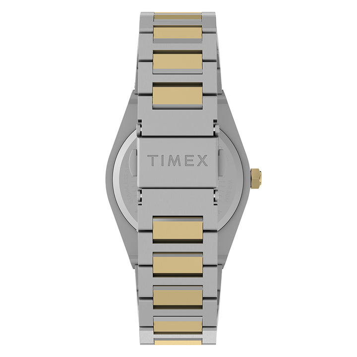 Q Timex Marbella 3-Hand 34mm Stainless Steel Band