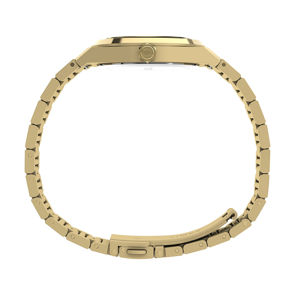 Q Timex Marbella 3-Hand 34mm Stainless Steel Band