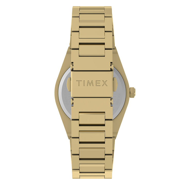 Q Timex Marbella 3-Hand 34mm Stainless Steel Band