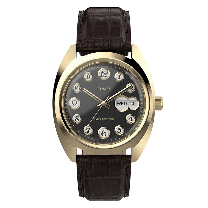 1976 Rotary Phone Reissue Day-Date 37mm Leather Band