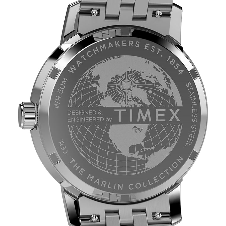 Marlin Quartz Gmt Date 40mm Stainless Steel Band