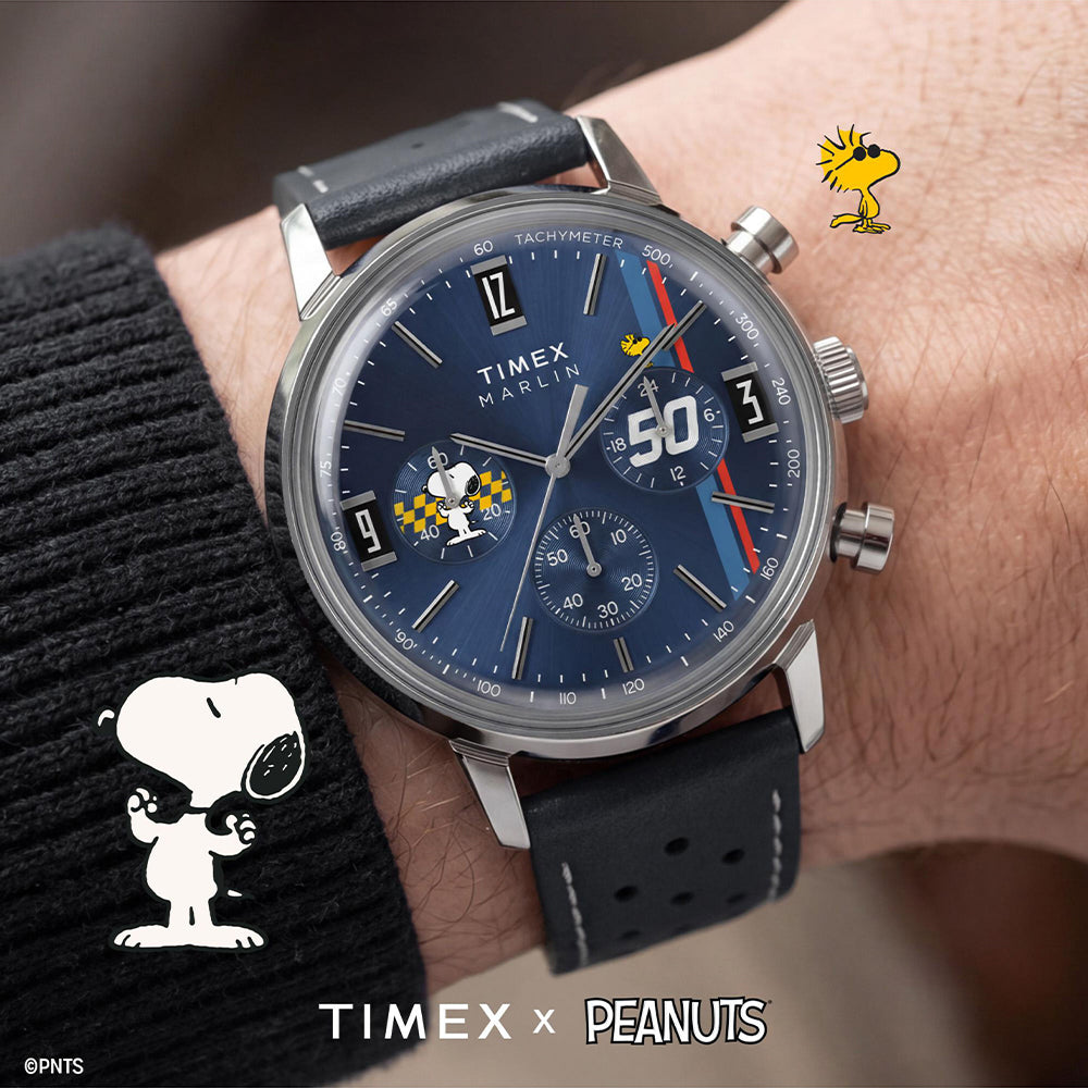 Marlin x Peanuts Chronograph 40mm Leather Band