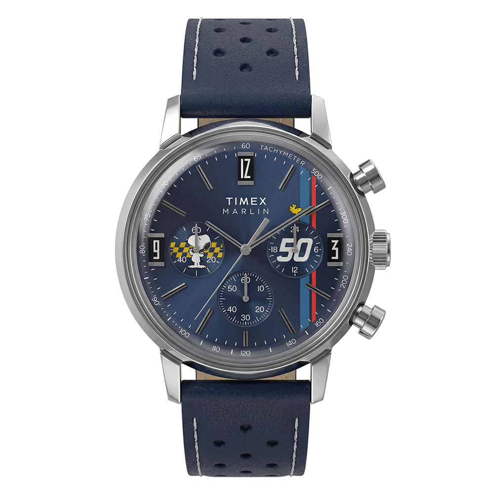 Marlin x Peanuts Chronograph 40mm Leather Band