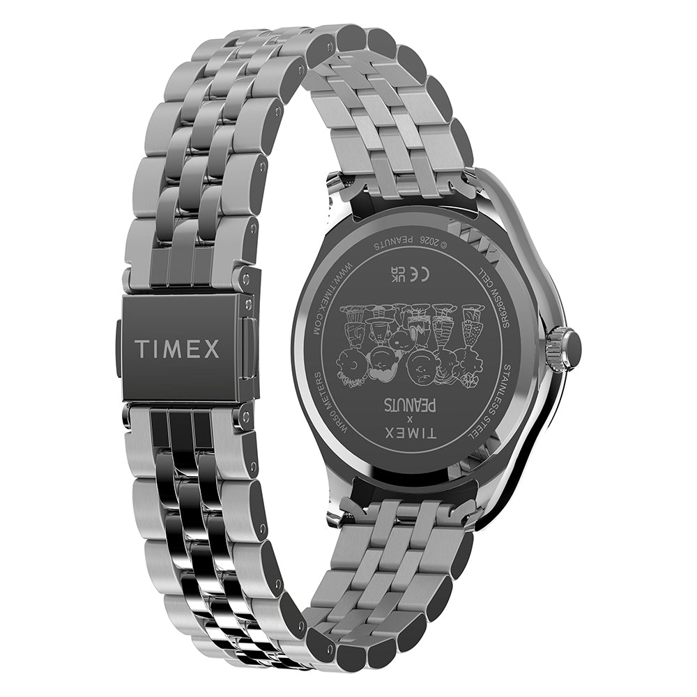 Timex Legacy x Peanuts Date 34mm Stainless Steel Band