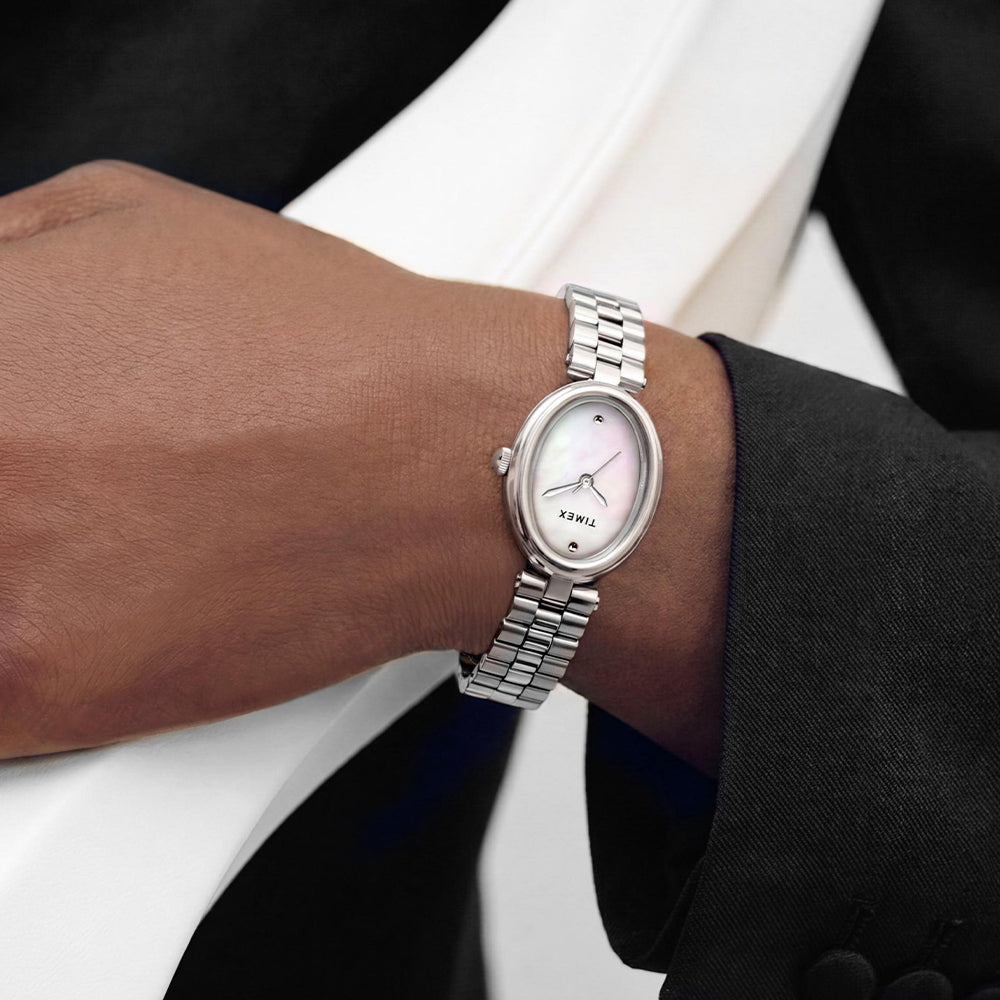 Cavatina® Luxe 3-Hand 22mm Stainless Steel Band