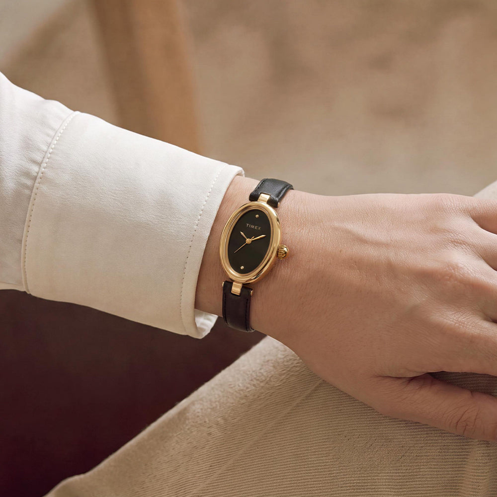 Cavatina® Luxe 3-Hand 22mm Leather Band