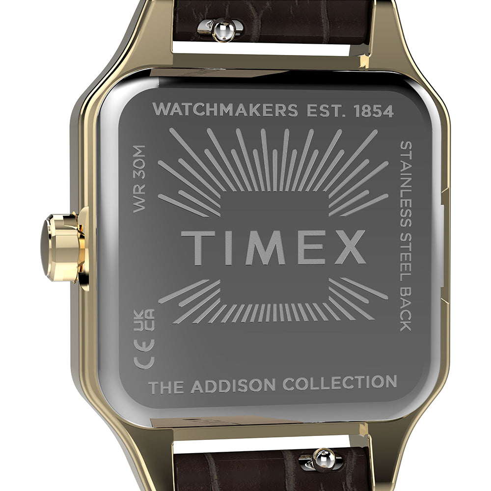 Addison 2-Hand 23mm Leather Band