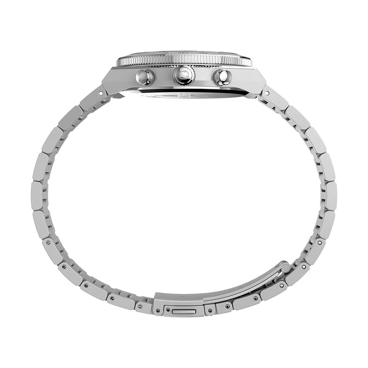 Q Timex Continental Chronograph 36mm Stainless Steel Band