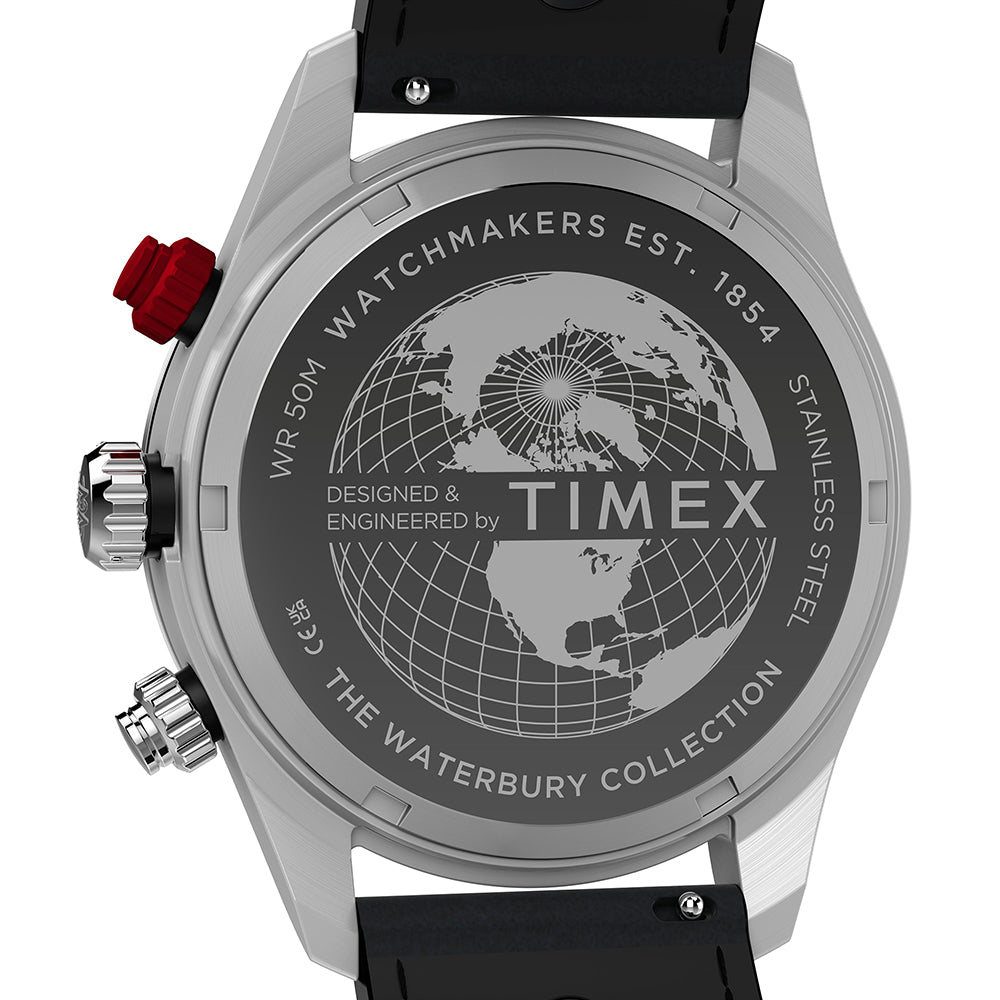 Waterbury Heritage Chronograph 39mm Leather Band