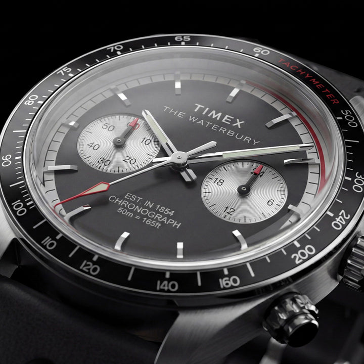 Waterbury Heritage Chronograph 39mm Leather Band