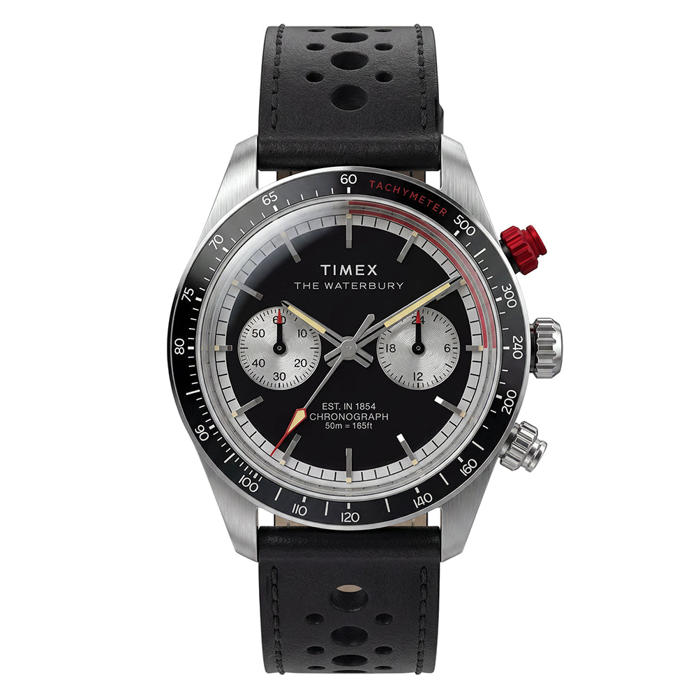 Waterbury Heritage Chronograph 39mm Leather Band