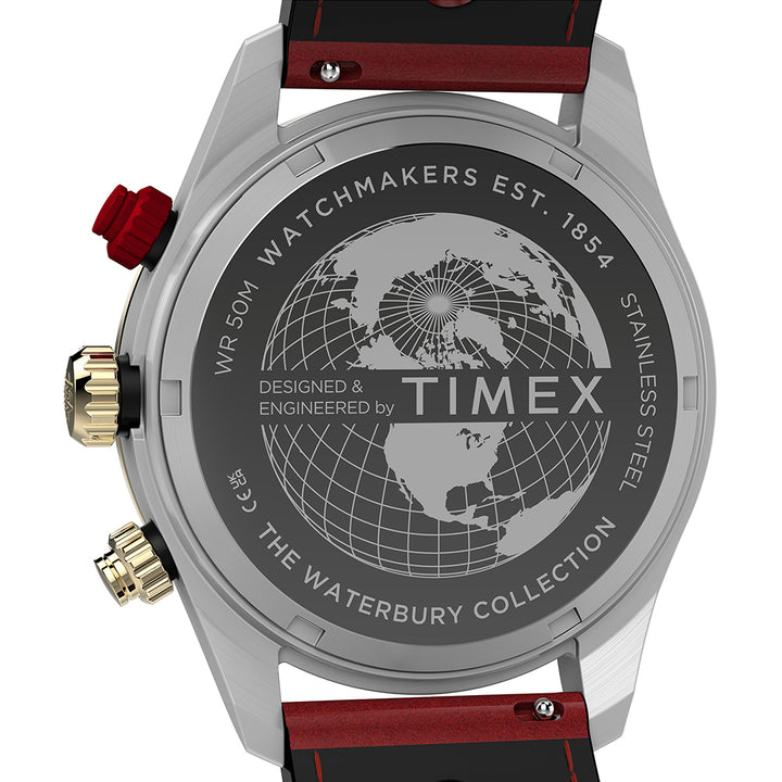 Waterbury Heritage Chronograph 39mm Leather Band