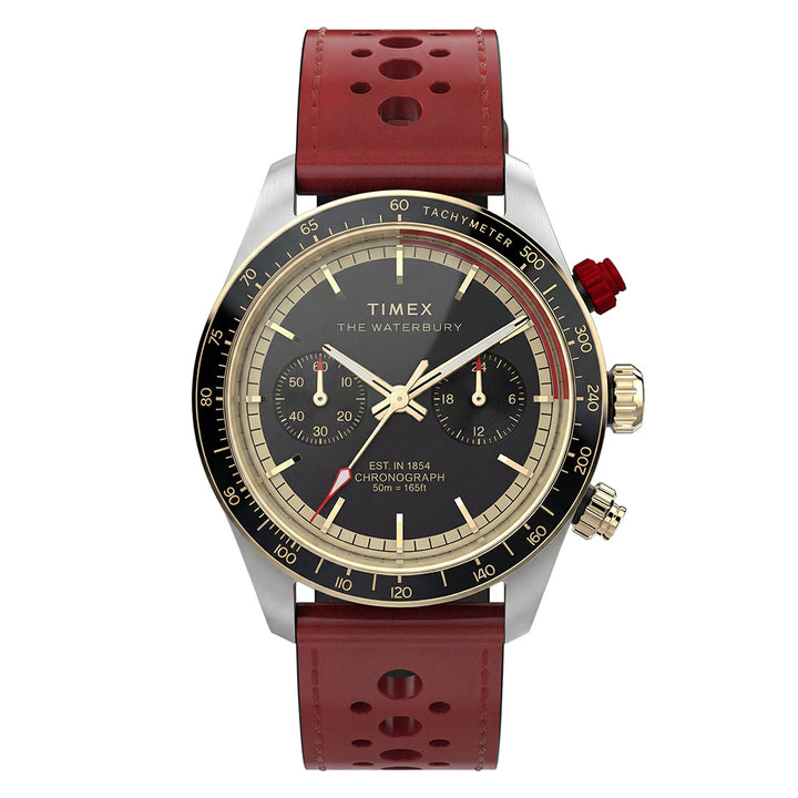 Waterbury Heritage Chronograph 39mm Leather Band