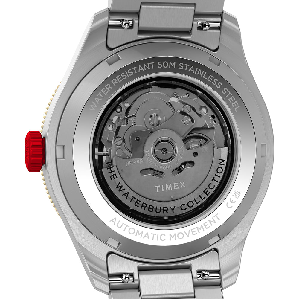 Waterbury Heritage Gmt Automatic 42mm Stainless Steel Band