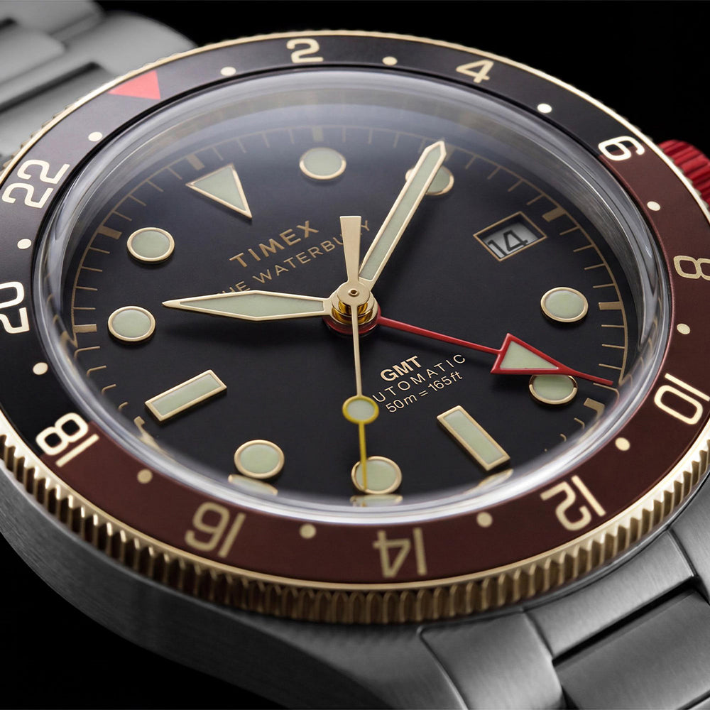 Waterbury Heritage Gmt Automatic 42mm Stainless Steel Band