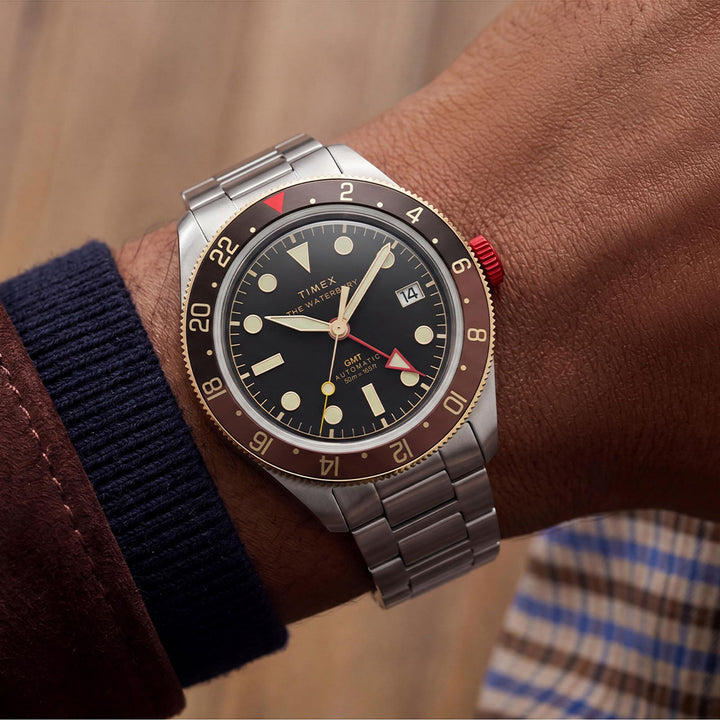 Waterbury Heritage Gmt Automatic 42mm Stainless Steel Band